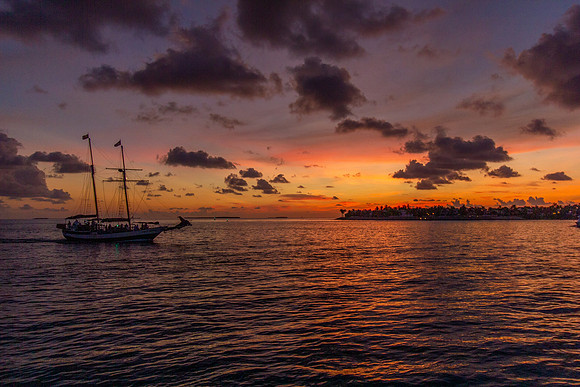 Jolly Rover II at Sunset in Key West